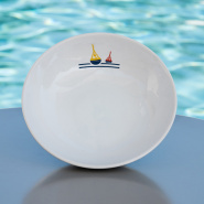 Coastal buoys soup plate
