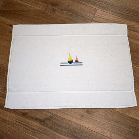copy of Boat bath mat (white & grey)