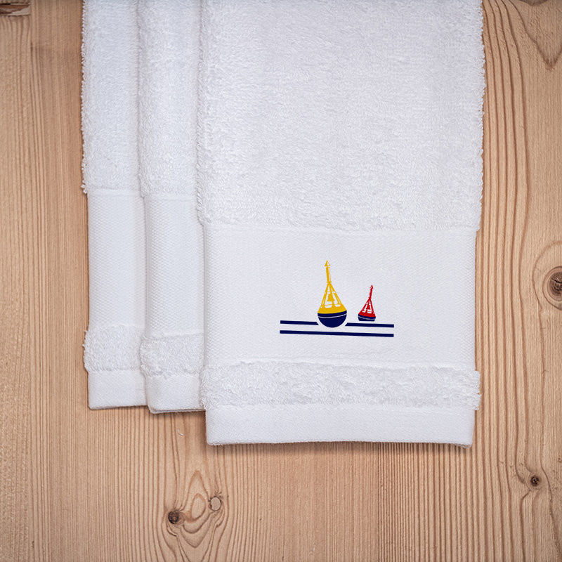 copy of Grey guest towel with a sailboat (pack of 3)