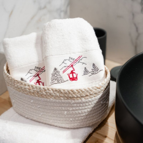 Asciugamano da bagno funivia  (50 x 100)