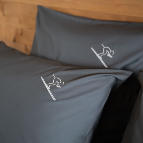 Schuss pillowcase 26x26 in gray