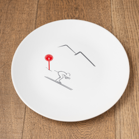 Assiette plate Tout Schuss