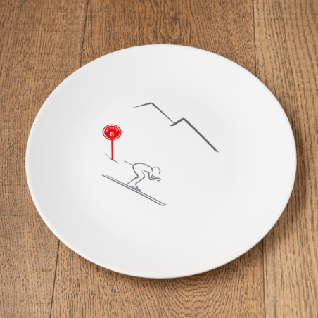 Assiette plate Tout Schuss