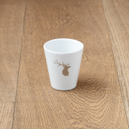 Tazza caffè con cervo beige (x6)