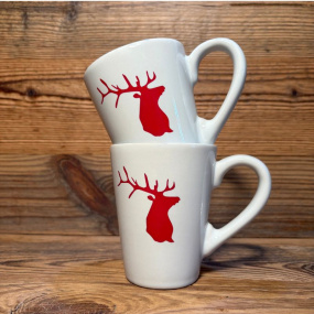 Mug ciervo rojo (x6)