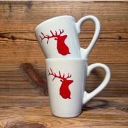 Mug ciervo rojo (x6)