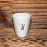 Tasse à café (Pack de 6) Cerf beige