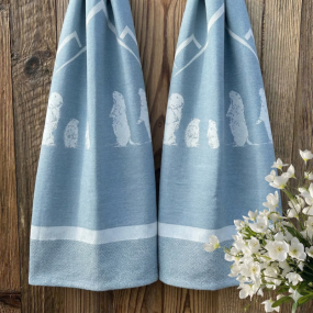 Green marmot kitchen towel...