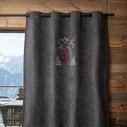 Mountain cable car curtain