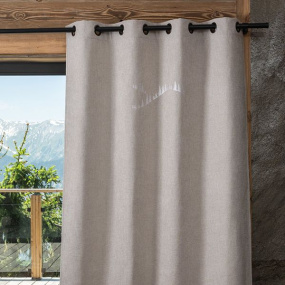 Cortina montaña beige abeto