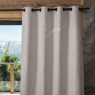 Cortina montaña beige abeto