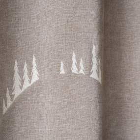 Beige Mountain Curtain