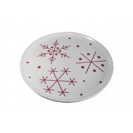 Grand plat de présentation Flocon