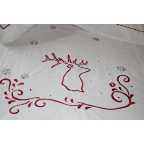 Housse de couette Cerf écru
